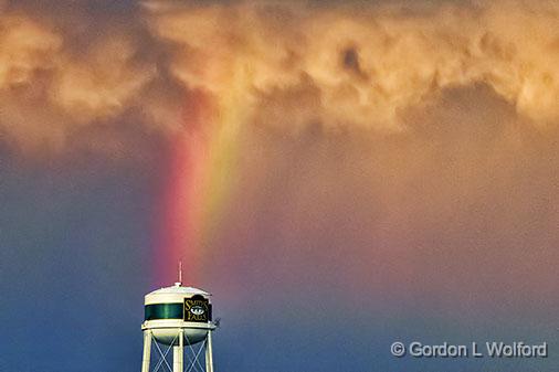 Watertower At The End Of The Rainbow_01050.jpg - Photographed at Smiths Falls, Ontario, Canada.